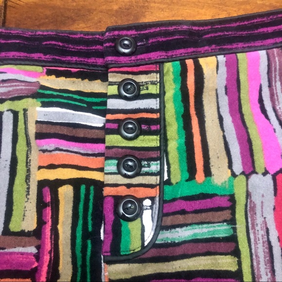 Anthropologie Odille Button Fly Pencil Skirt 2 - Picture 2 of 6